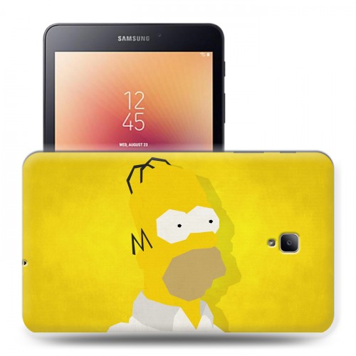 Дизайнерский силиконовый чехол для Samsung Galaxy Tab A 8.0 (2017) Симпсоны
