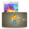 Дизайнерский силиконовый чехол для Samsung Galaxy Tab S 8.4 Симпсоны