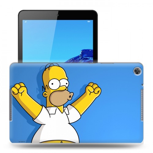 Дизайнерский силиконовый чехол для Huawei MediaPad M5 lite 8 Симпсоны
