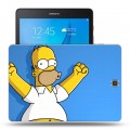 Дизайнерский силиконовый чехол для Samsung Galaxy Tab A 9.7 Симпсоны