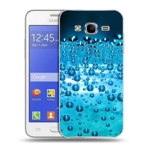 Дизайнерский пластиковый чехол для Samsung Galaxy J7 Абстракции Капли