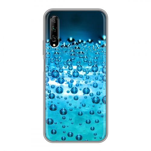 Дизайнерский пластиковый чехол для Huawei Y9s Абстракции Капли