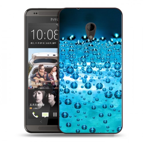 Дизайнерский пластиковый чехол для HTC Desire 700 Абстракции Капли