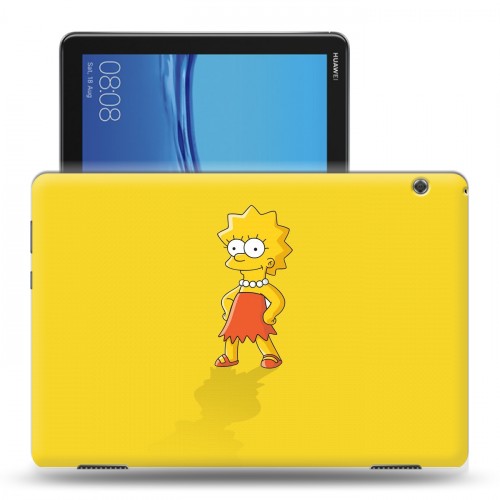 Дизайнерский силиконовый чехол для Huawei MediaPad T5 Симпсоны