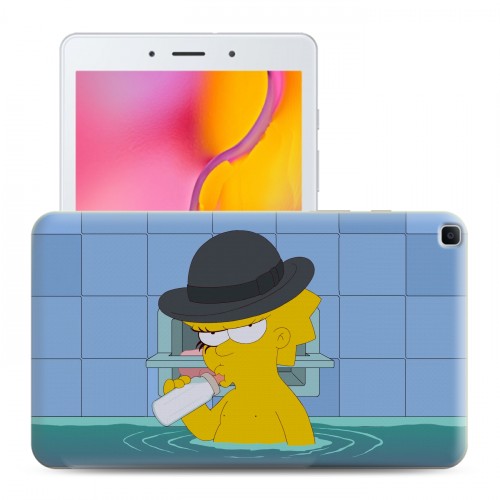 Дизайнерский силиконовый чехол для Samsung Galaxy Tab A 8.0 (2019) Симпсоны