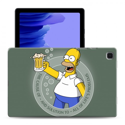 Дизайнерский пластиковый чехол для Samsung Galaxy Tab A7 10.4 (2020) Симпсоны