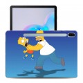 Дизайнерский пластиковый чехол для Samsung Galaxy Tab S6 Симпсоны