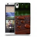 Дизайнерский пластиковый чехол для HTC Desire 626 Абстракции Капли