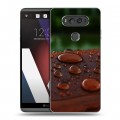 Дизайнерский пластиковый чехол для LG V20 Абстракции Капли