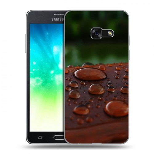 Дизайнерский силиконовый с усиленными углами чехол для Samsung Galaxy A3 (2017) Абстракции Капли