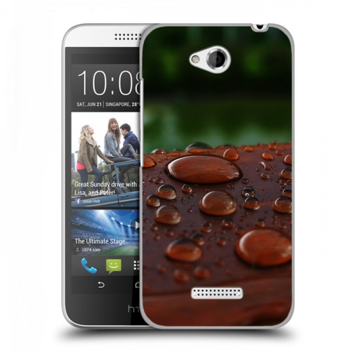 Дизайнерский пластиковый чехол для HTC Desire 616 Абстракции Капли