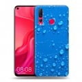 Дизайнерский пластиковый чехол для Huawei Nova 4 Абстракции Капли