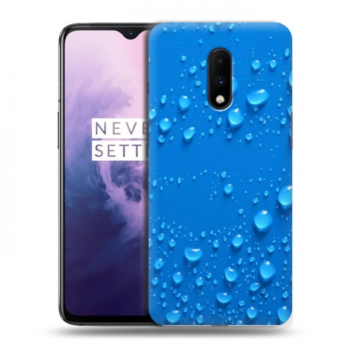 Дизайнерский пластиковый чехол для OnePlus 7 Абстракции Капли