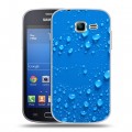 Дизайнерский пластиковый чехол для Samsung Galaxy Trend Lite Абстракции Капли