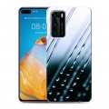 Дизайнерский пластиковый чехол для Huawei P40 Абстракции Капли