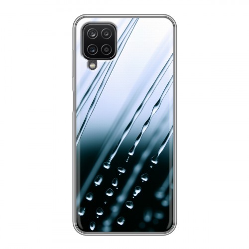 Дизайнерский силиконовый чехол для Samsung Galaxy A12 Абстракции Капли