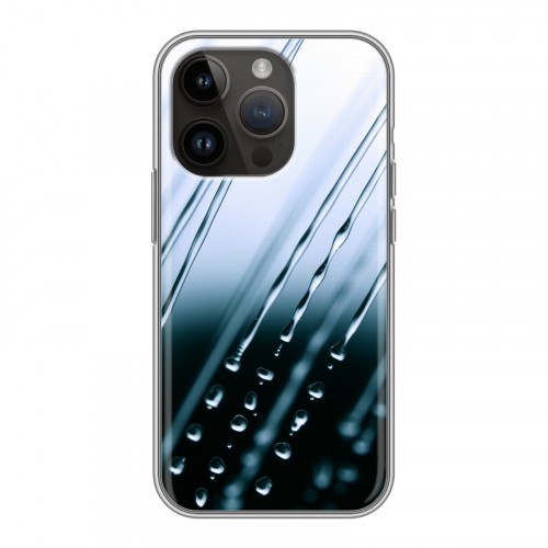 Дизайнерский силиконовый чехол для Iphone 14 Pro Абстракции Капли