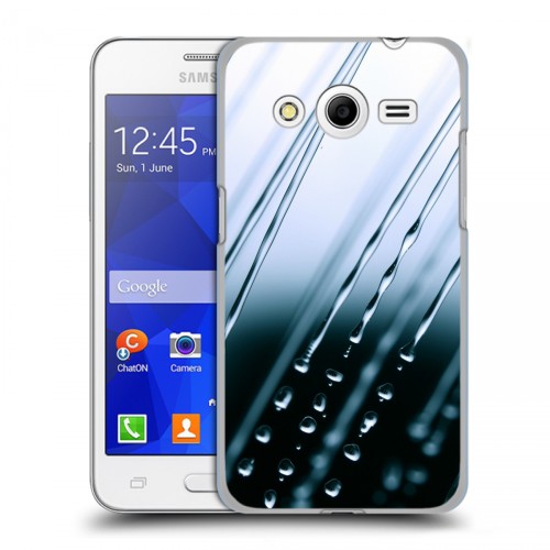 Дизайнерский пластиковый чехол для Samsung Galaxy Core 2 Абстракции Капли