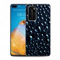 Дизайнерский пластиковый чехол для Huawei P40 Абстракции Капли