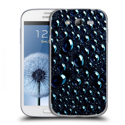 Дизайнерский пластиковый чехол для Samsung Galaxy Grand Абстракции Капли