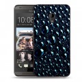 Дизайнерский пластиковый чехол для HTC Desire 700 Абстракции Капли