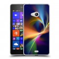 Дизайнерский пластиковый чехол для Microsoft Lumia 540 Красочные абстракции