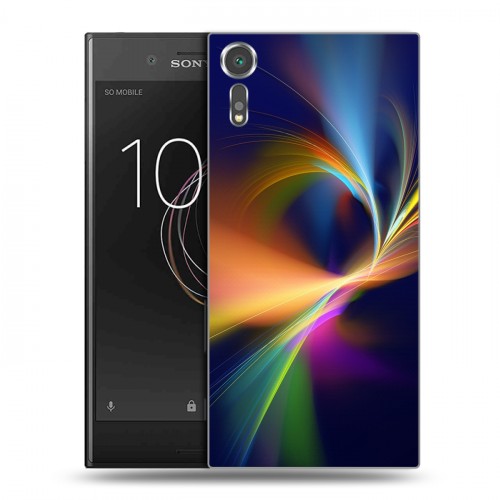 Дизайнерский пластиковый чехол для Sony Xperia XZs Красочные абстракции