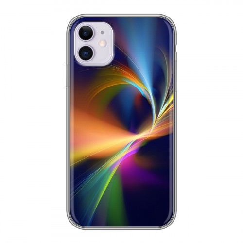 Дизайнерский пластиковый чехол для Iphone 11 Красочные абстракции