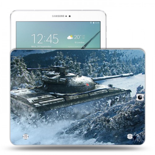 Дизайнерский силиконовый чехол для Samsung Galaxy Tab S2 9.7 Танки
