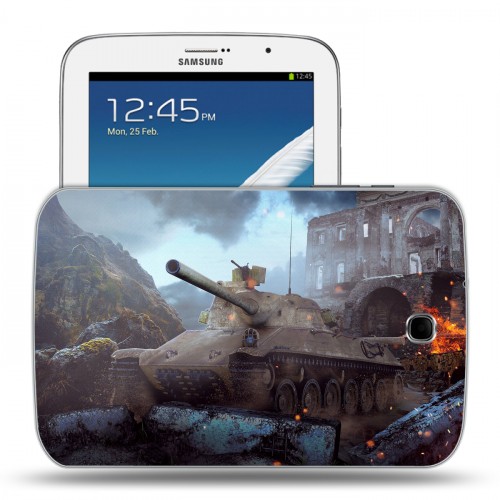 Дизайнерский силиконовый чехол для Samsung Galaxy Note 8.0 Танки