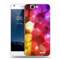Дизайнерский силиконовый чехол для Huawei Ascend G7 Красочные абстракции