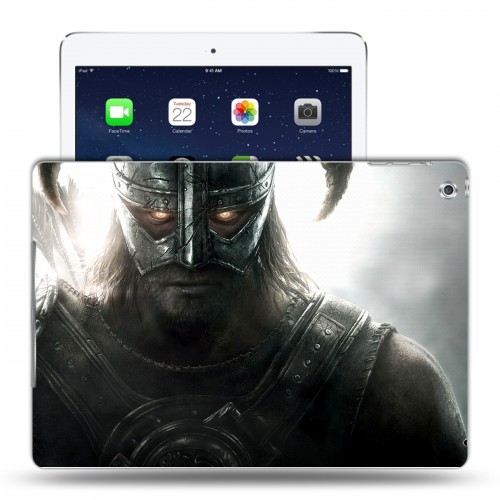 Дизайнерский силиконовый чехол для Ipad (2017) Skyrim