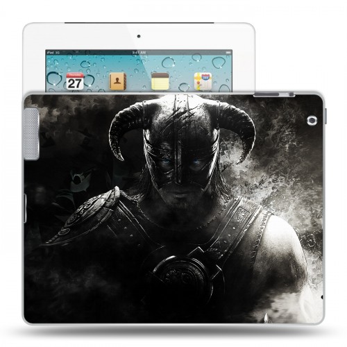 Дизайнерский пластиковый чехол для Ipad 2/3/4 Skyrim