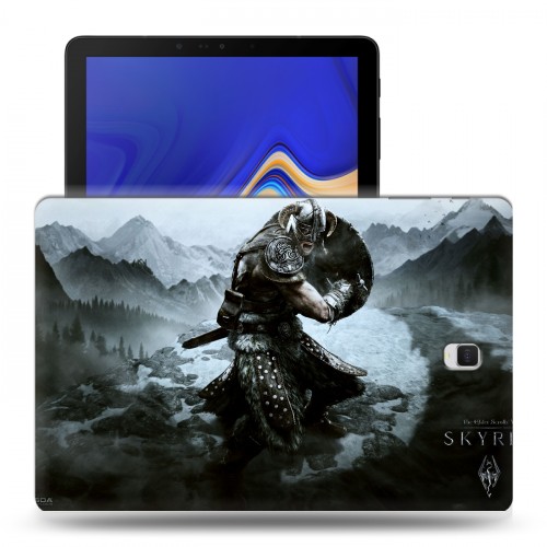 Дизайнерский силиконовый чехол для Samsung Galaxy Tab S4 Skyrim