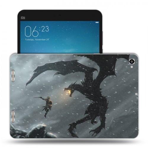 Дизайнерский силиконовый чехол для Xiaomi Mi Pad 2 Skyrim