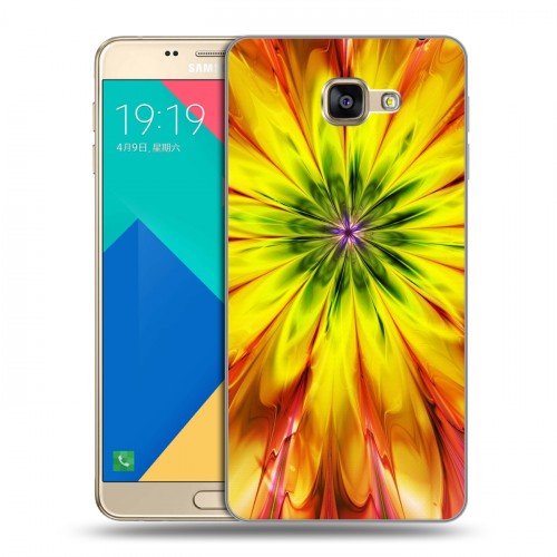 Дизайнерский силиконовый чехол для Samsung Galaxy A9 Красочные абстракции