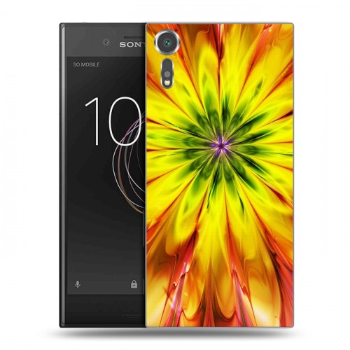 Дизайнерский пластиковый чехол для Sony Xperia XZs Красочные абстракции