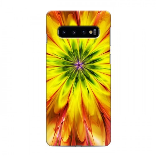 Дизайнерский силиконовый чехол для Samsung Galaxy S10 Красочные абстракции