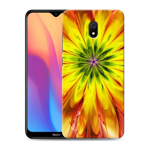 Дизайнерский силиконовый с усиленными углами чехол для Xiaomi RedMi 8A Красочные абстракции