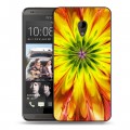 Дизайнерский пластиковый чехол для HTC Desire 700 Красочные абстракции