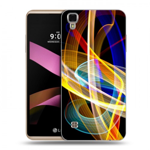 Дизайнерский пластиковый чехол для LG X Style Красочные абстракции