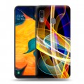 Дизайнерский силиконовый чехол для Samsung Galaxy A30 Красочные абстракции
