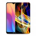 Дизайнерский силиконовый с усиленными углами чехол для Xiaomi RedMi 8A Красочные абстракции