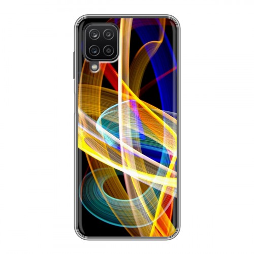 Дизайнерский силиконовый чехол для Samsung Galaxy A12 Красочные абстракции