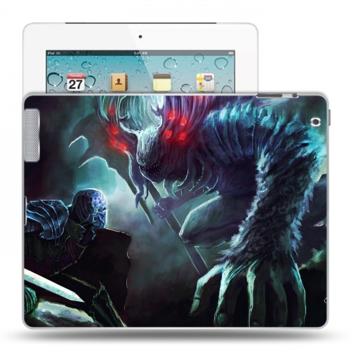 Дизайнерский пластиковый чехол для Ipad 2/3/4 Dark souls 