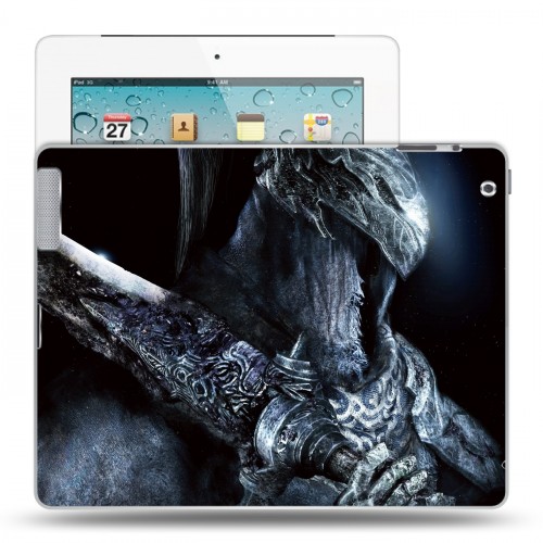 Дизайнерский пластиковый чехол для Ipad 2/3/4 Dark souls 