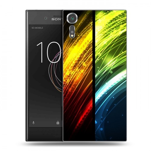 Дизайнерский пластиковый чехол для Sony Xperia XZs Красочные абстракции