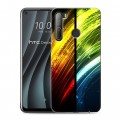 Дизайнерский силиконовый чехол для HTC Desire 20 Pro Красочные абстракции