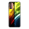 Дизайнерский силиконовый чехол для Samsung Galaxy A04s Красочные абстракции