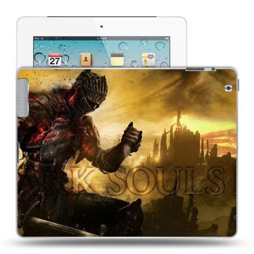 Дизайнерский пластиковый чехол для Ipad 2/3/4 Dark souls 